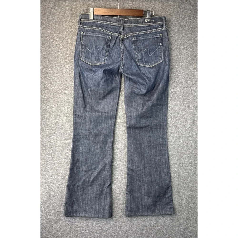 Citizens of Humanity Ingrid 002‎ Low Waist Flare Jeans Dark Wash Womens Size 28